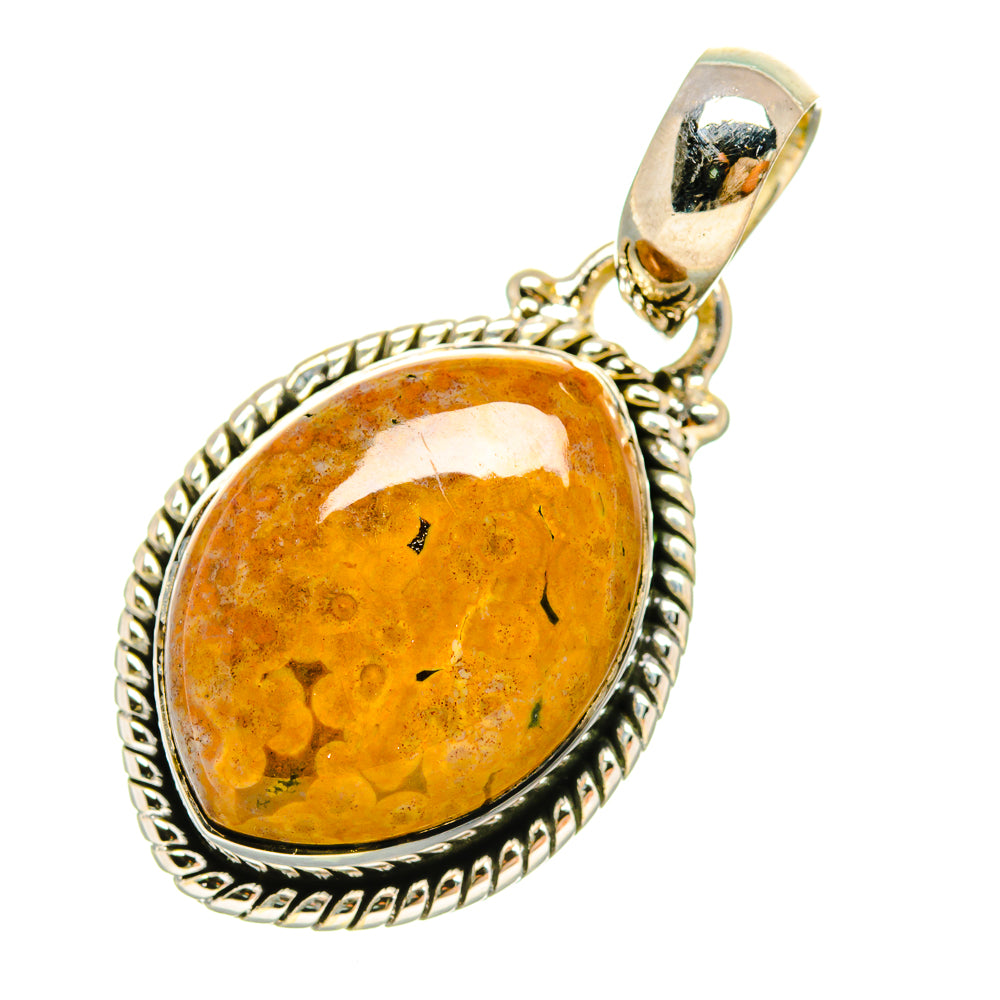 Ocean Jasper Pendants handcrafted by Anasilvercos - PD6500 - Photo 2