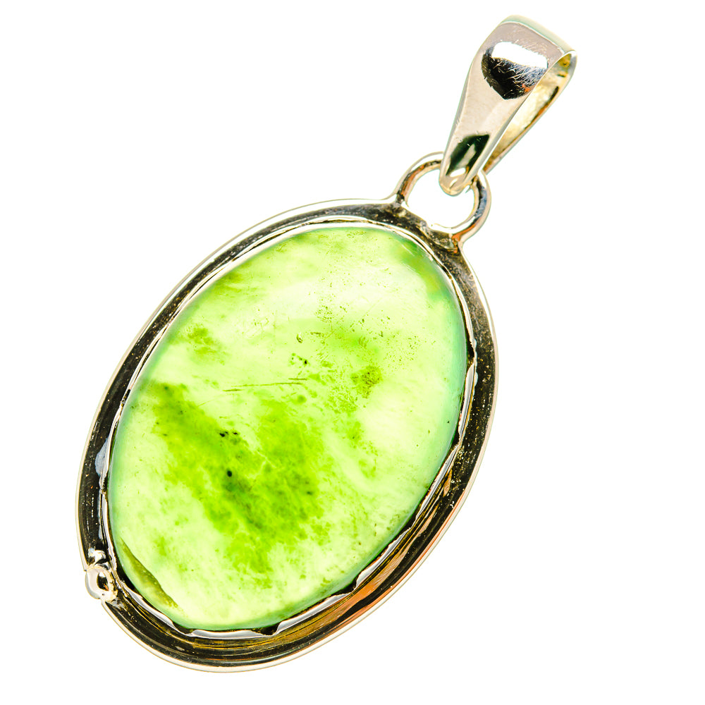 Green Aventurine Pendants handcrafted by Anasilvercos - PD6508