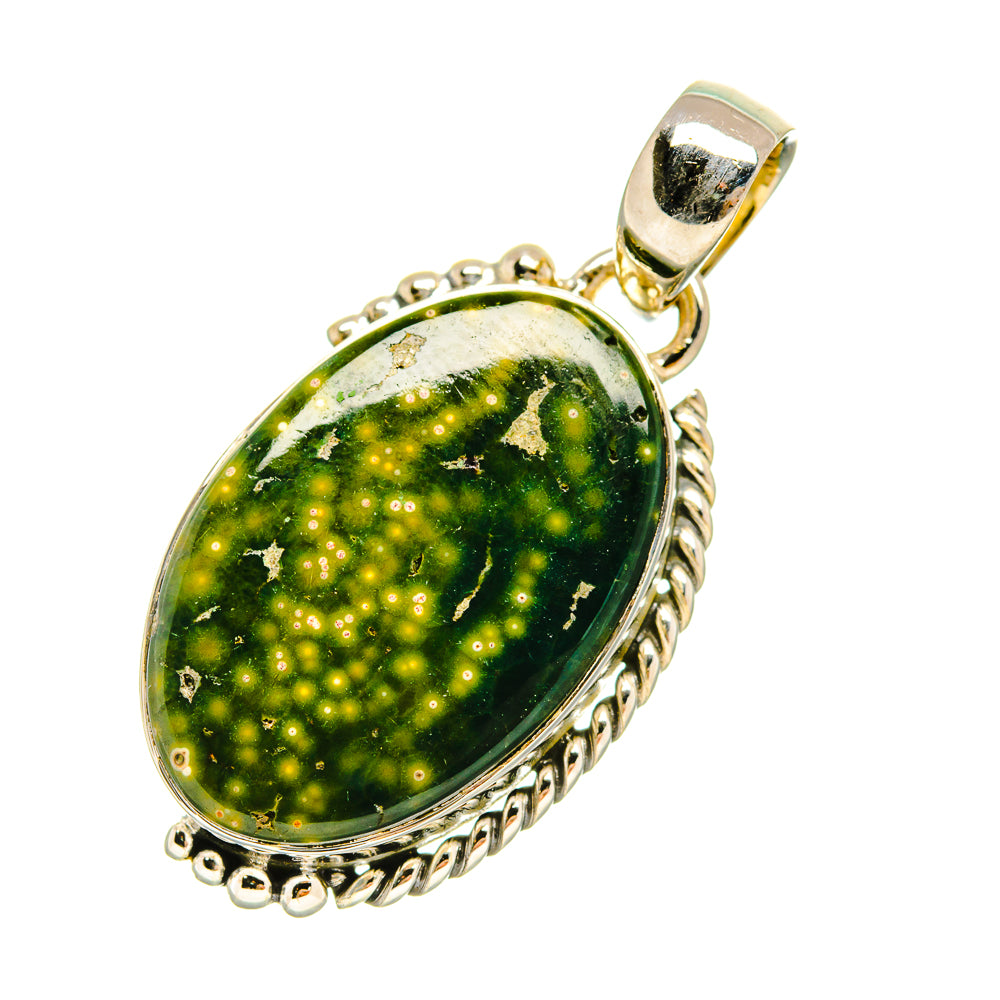 Ocean Jasper Pendants handcrafted by Anasilvercos - PD6509
