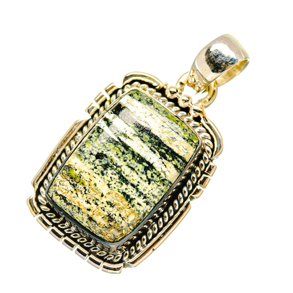 Lizard Jasper Pendants handcrafted by Anasilvercos - PD6515 - Photo 2