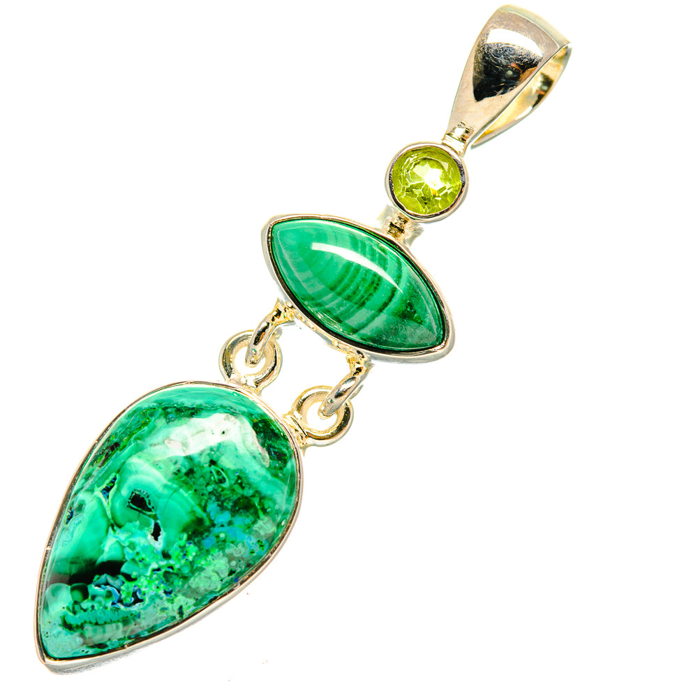 Chrysocolla Pendants handcrafted by Anasilvercos - PD6516