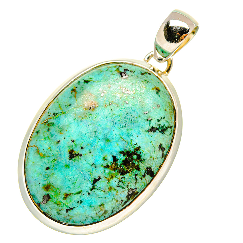 Arizona Turquoise Pendants handcrafted by Anasilvercos - PD6529