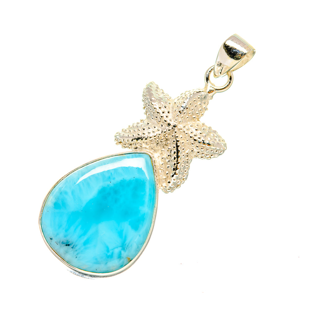 Larimar Pendants handcrafted by Anasilvercos - PD6534