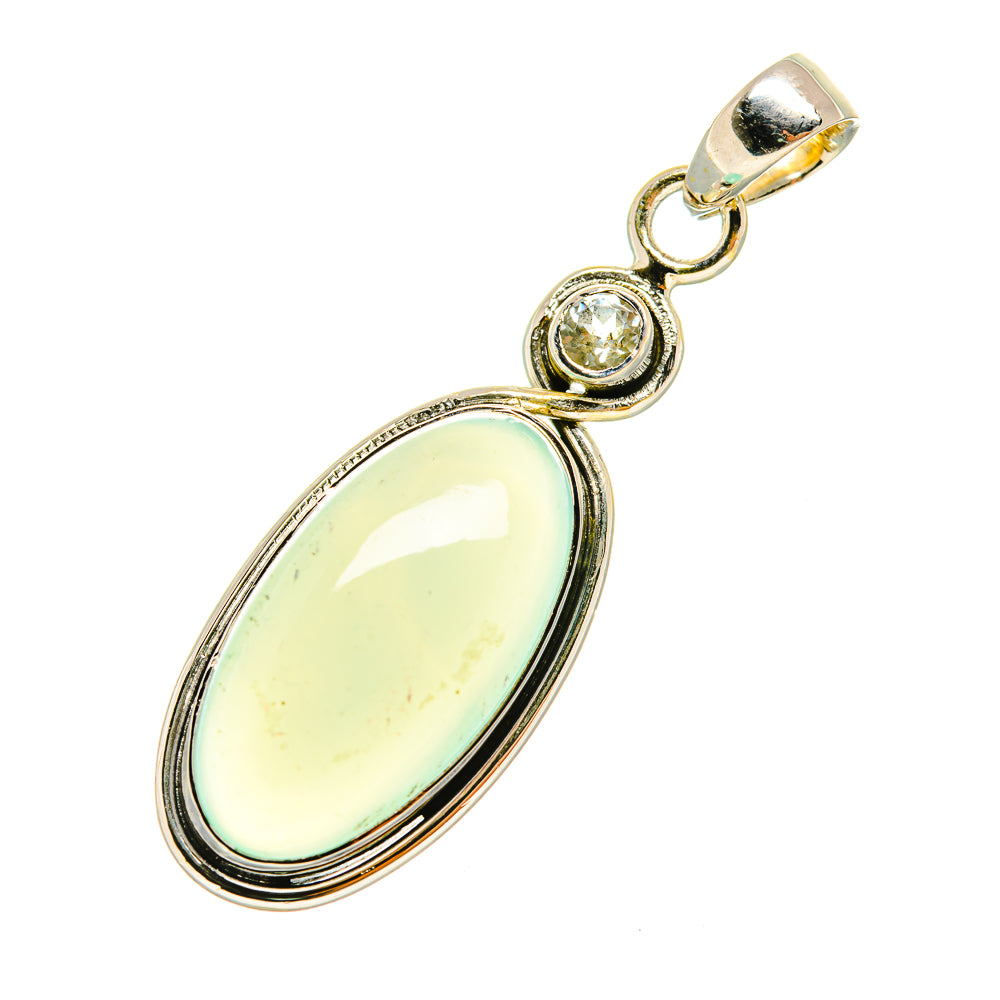Aqua Chalcedony Pendants handcrafted by Anasilvercos - PD6535