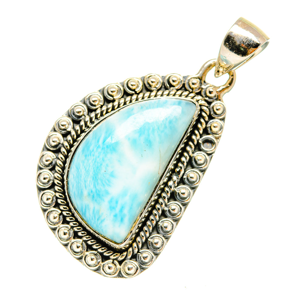 Larimar Pendants handcrafted by Anasilvercos - PD6540