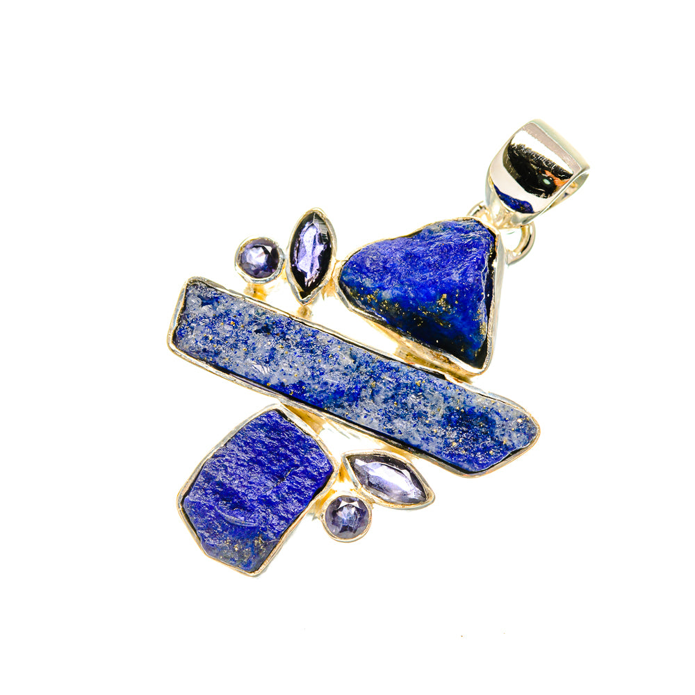 Lapis Lazuli Pendants handcrafted by Anasilvercos - PD6571