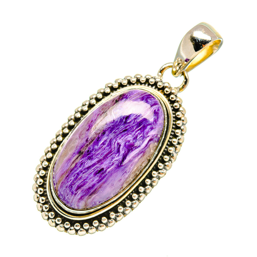 Charoite Pendants handcrafted by Anasilvercos - PD6574