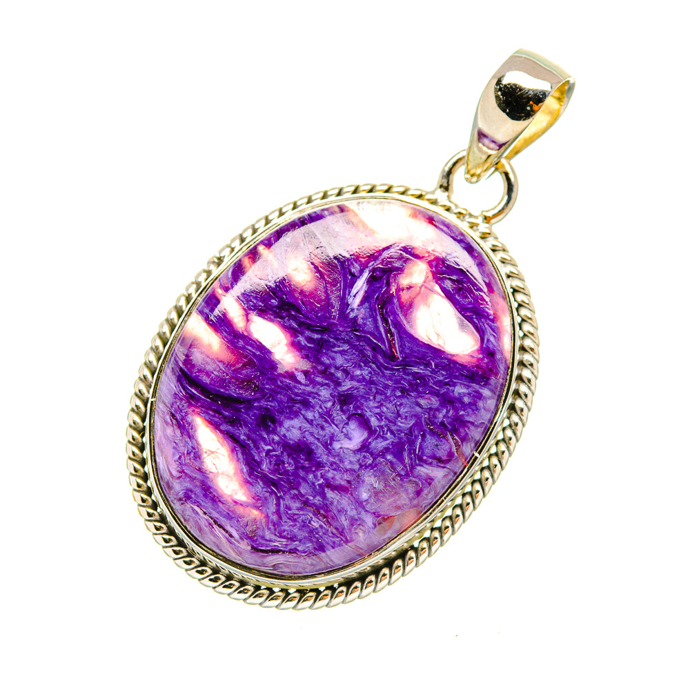 Charoite Pendants handcrafted by Anasilvercos - PD6579