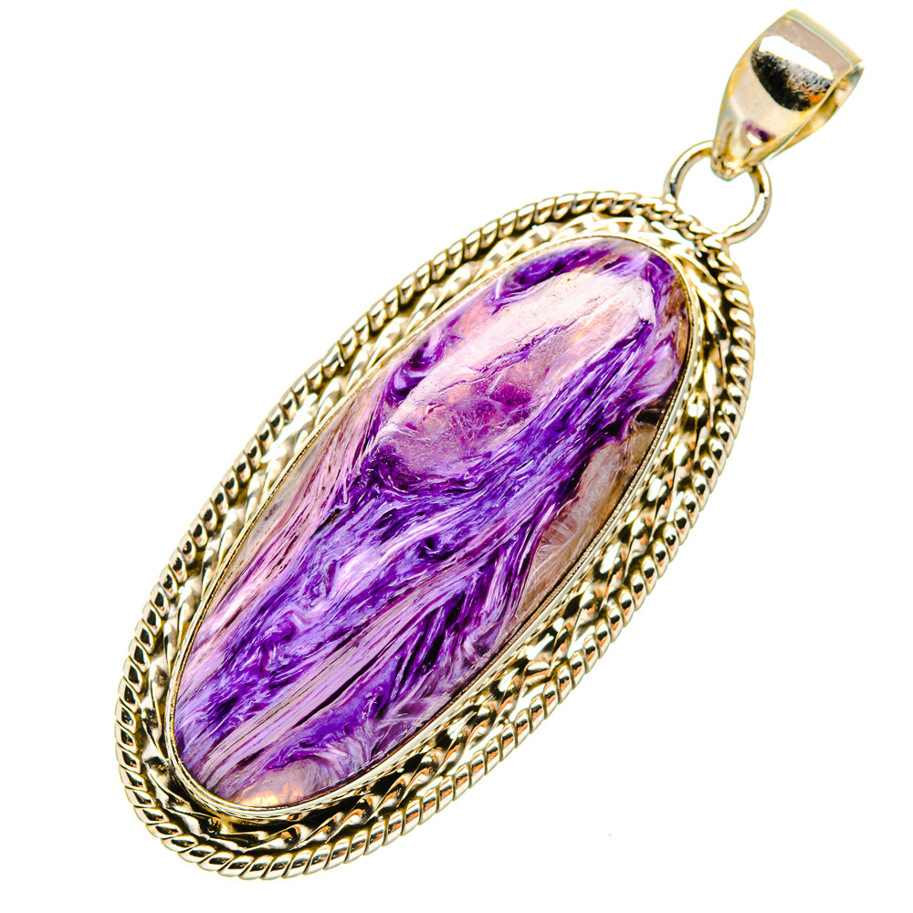 Charoite Pendants handcrafted by Anasilvercos - PD6580