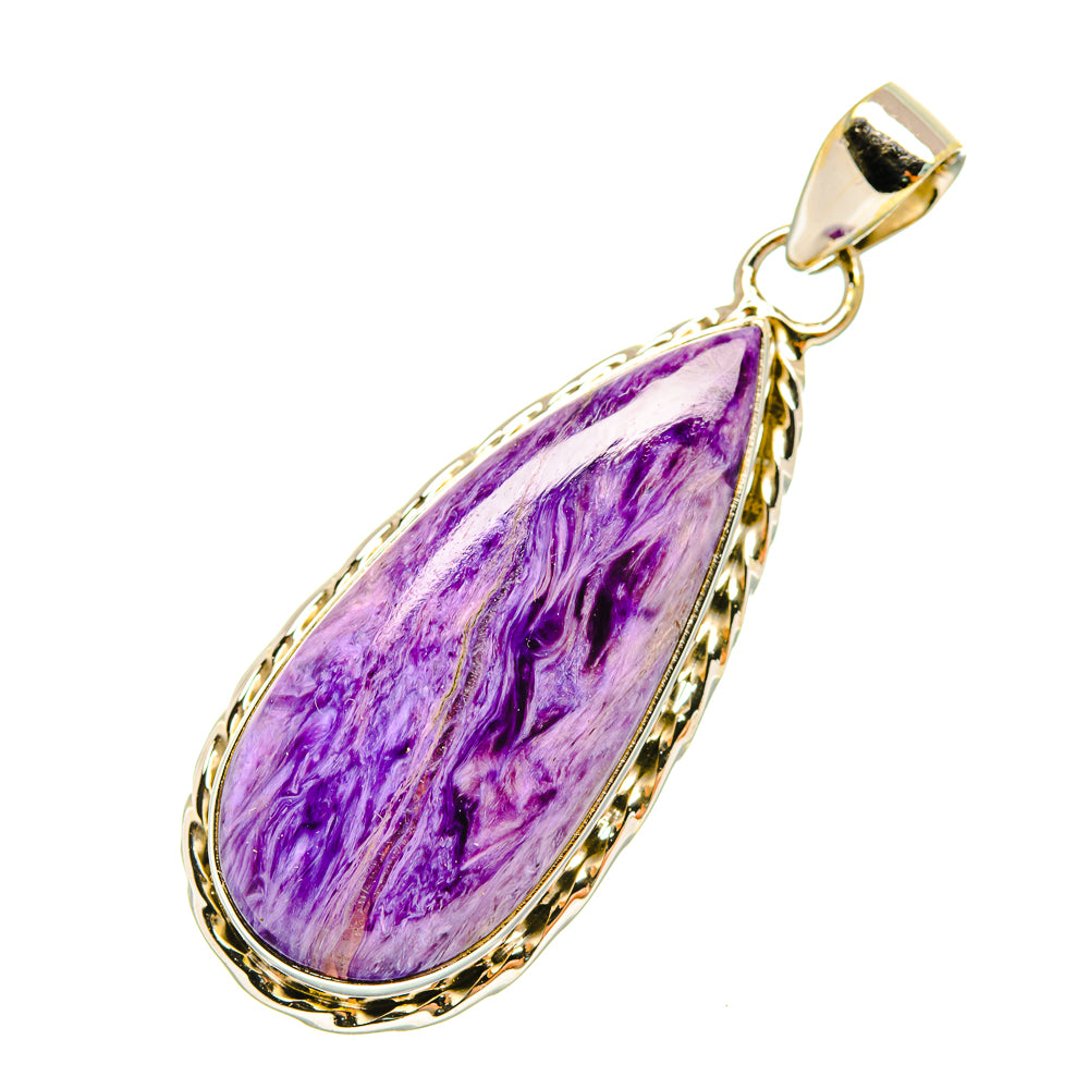 Charoite Pendants handcrafted by Anasilvercos - PD6581