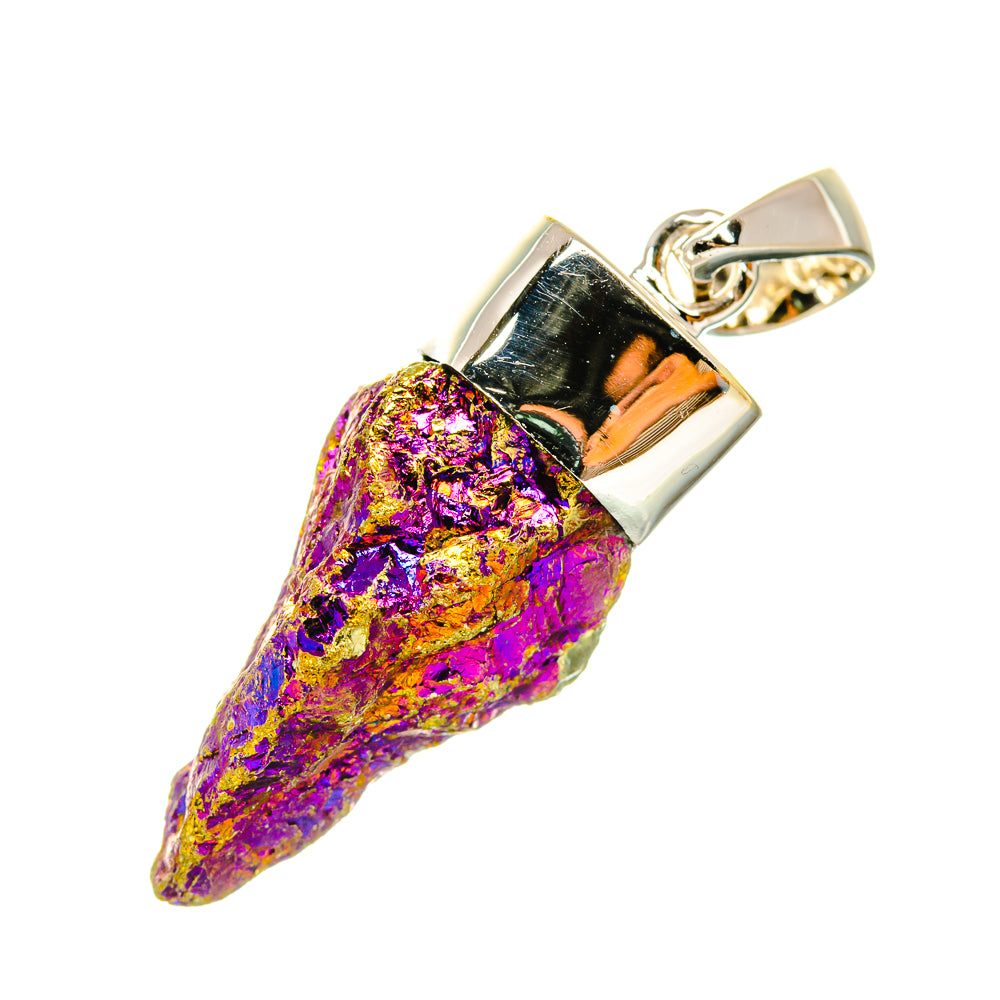 Titanium Druzy Pendants handcrafted by Anasilvercos - PD6594