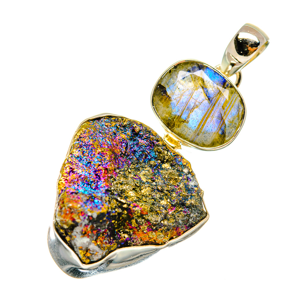 Titanium Druzy Pendants handcrafted by Anasilvercos - PD6596