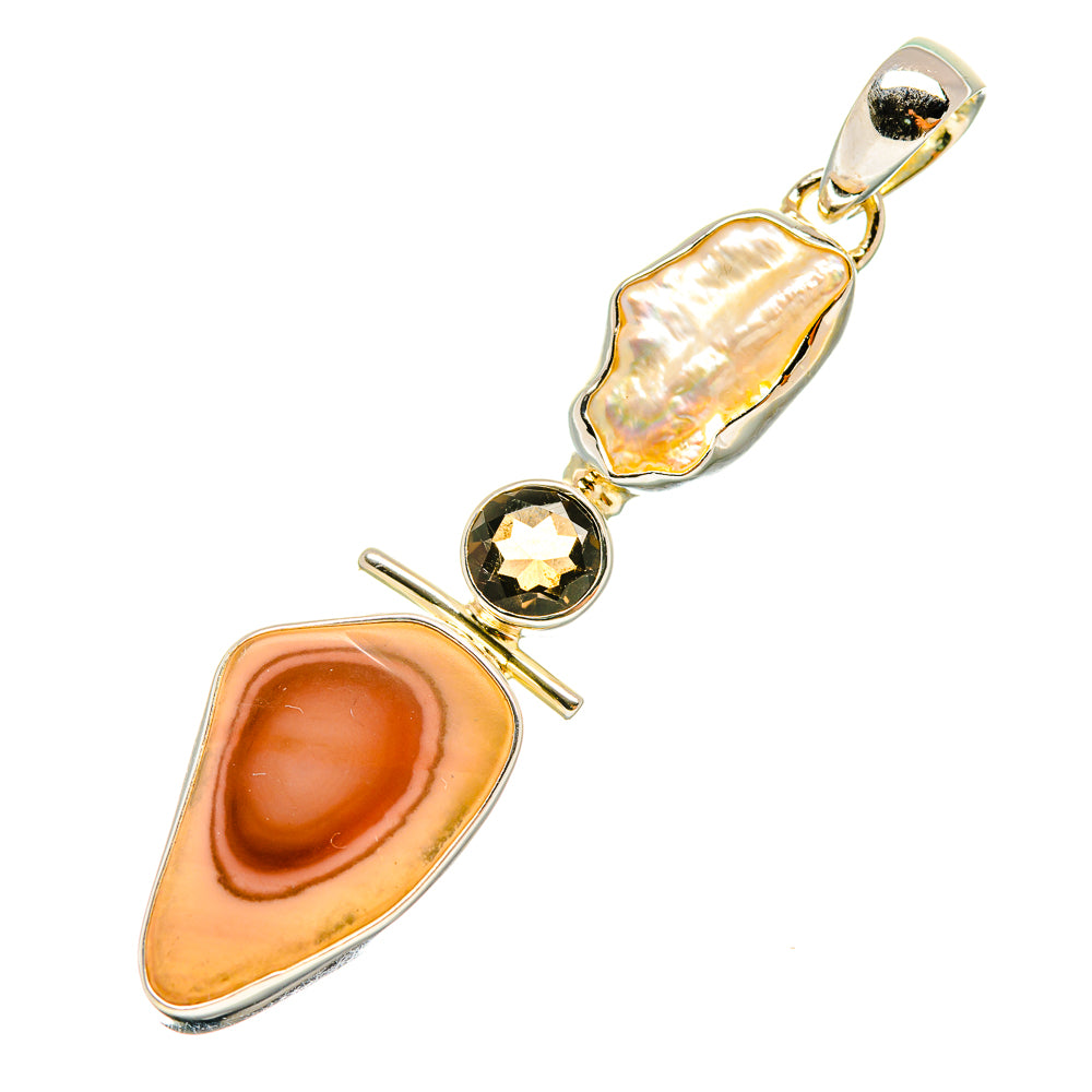 Willow Creek Jasper Pendants handcrafted by Anasilvercos - PD6618