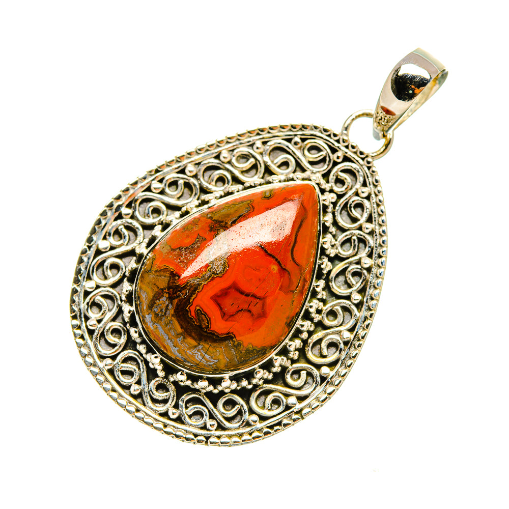 Red Jasper Pendants handcrafted by Anasilvercos - PD6624