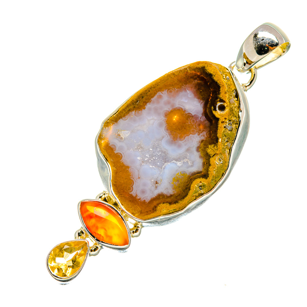 Coconut Goede Slice Pendants handcrafted by Anasilvercos - PD6625