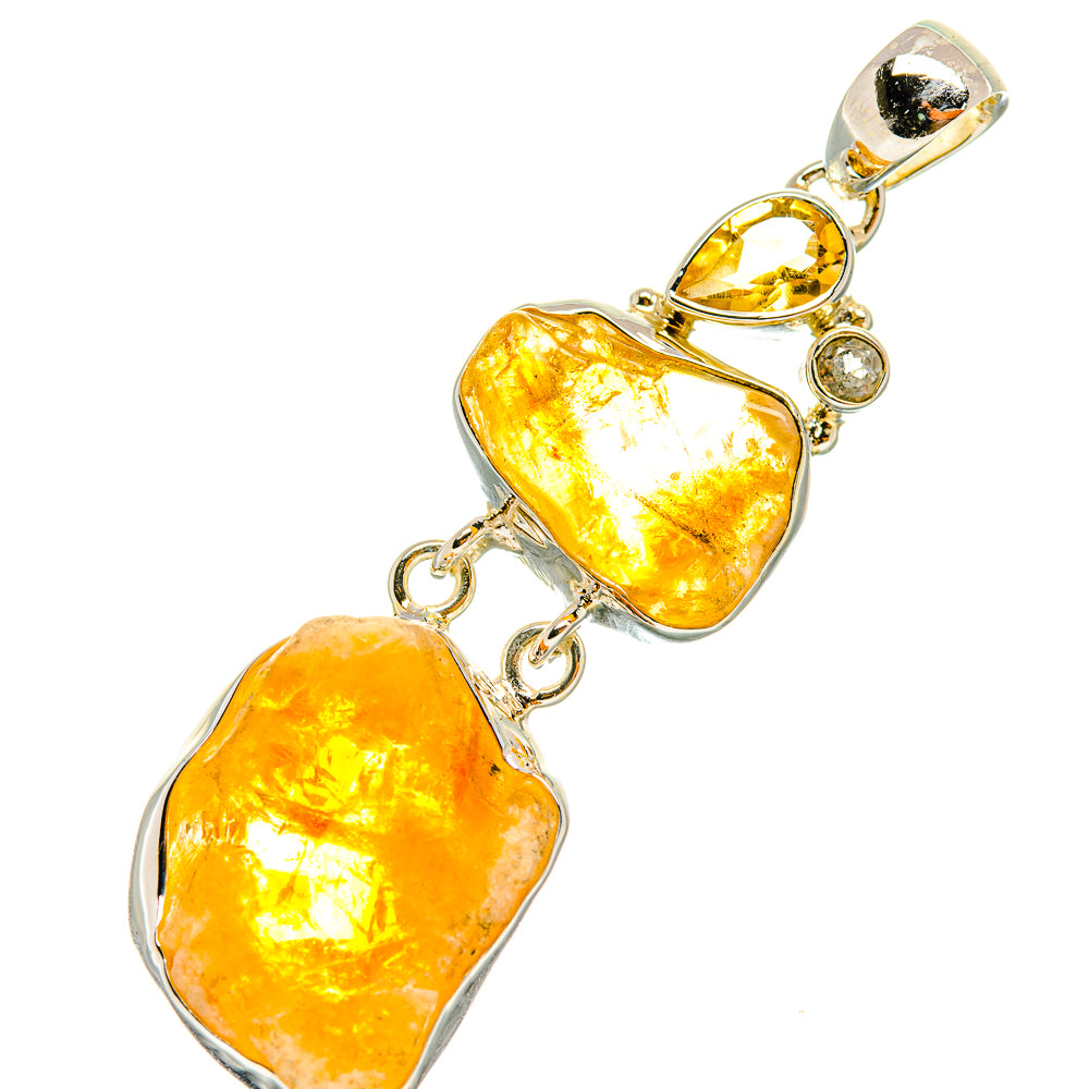 Citrine Pendants handcrafted by Anasilvercos - PD6626