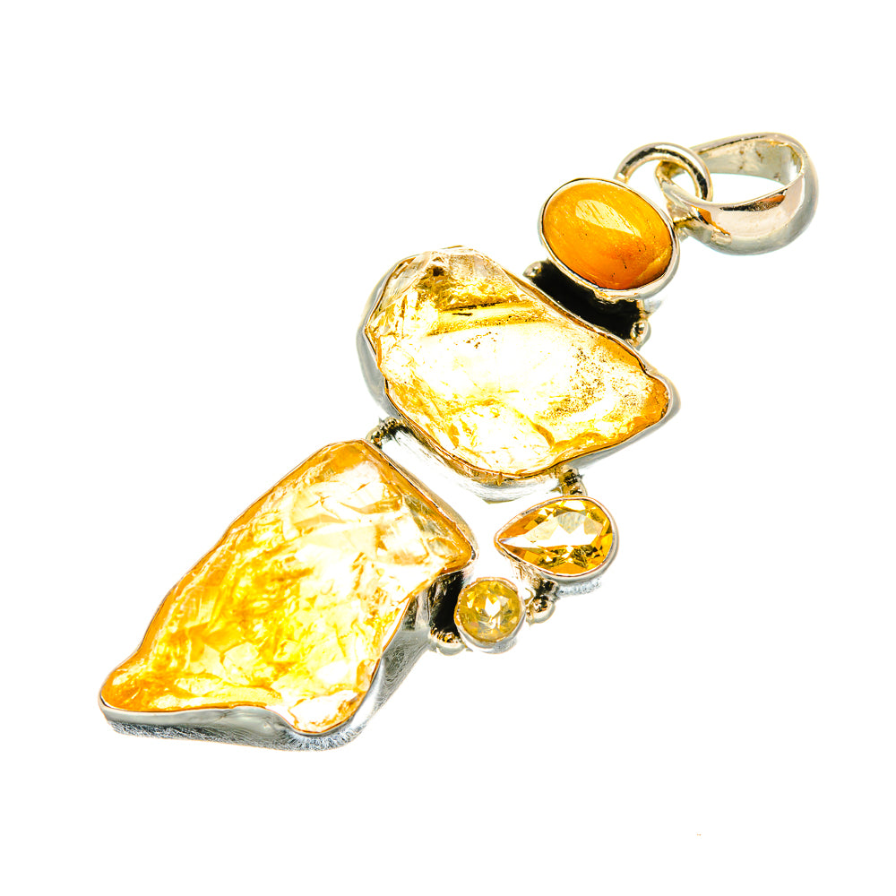 Citrine Pendants handcrafted by Anasilvercos - PD6633