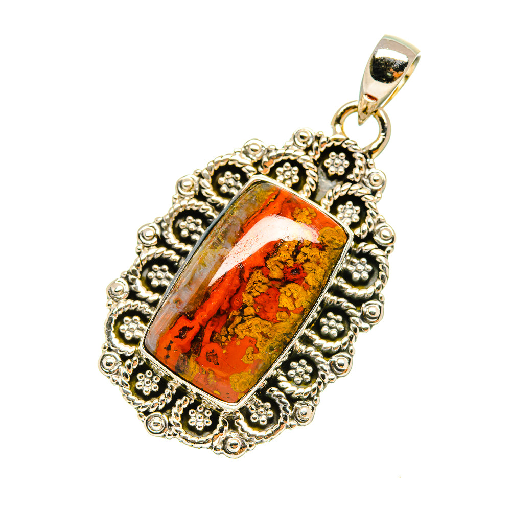 Red Jasper Pendants handcrafted by Anasilvercos - PD6634