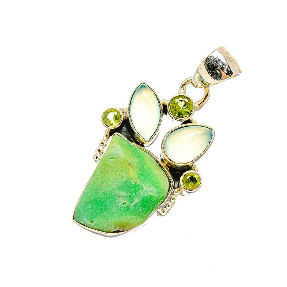 Chrysoprase Pendants handcrafted by Anasilvercos - PD6645
