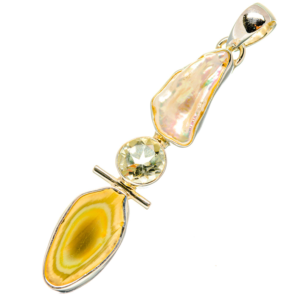 Willow Creek Jasper Pendants handcrafted by Anasilvercos - PD6646