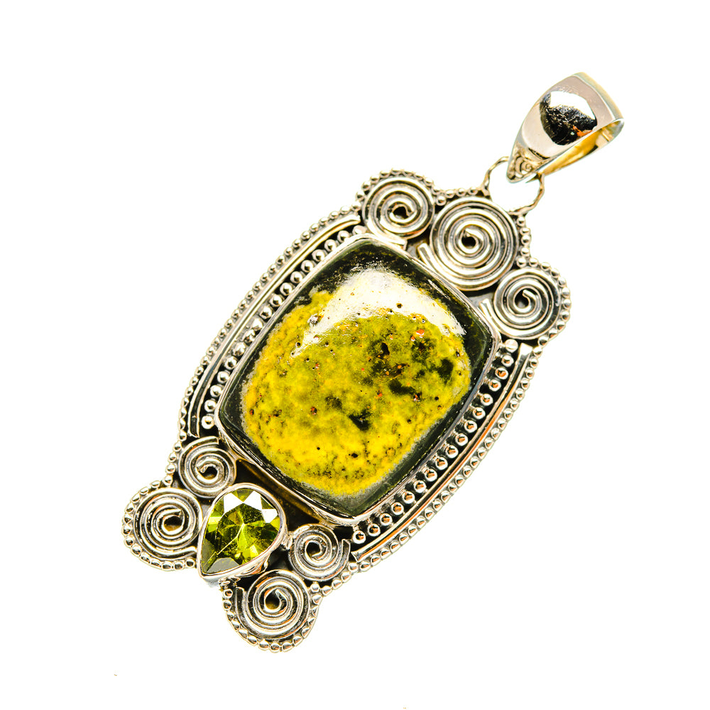 Bumble Bee Jasper Pendants handcrafted by Anasilvercos - PD6650