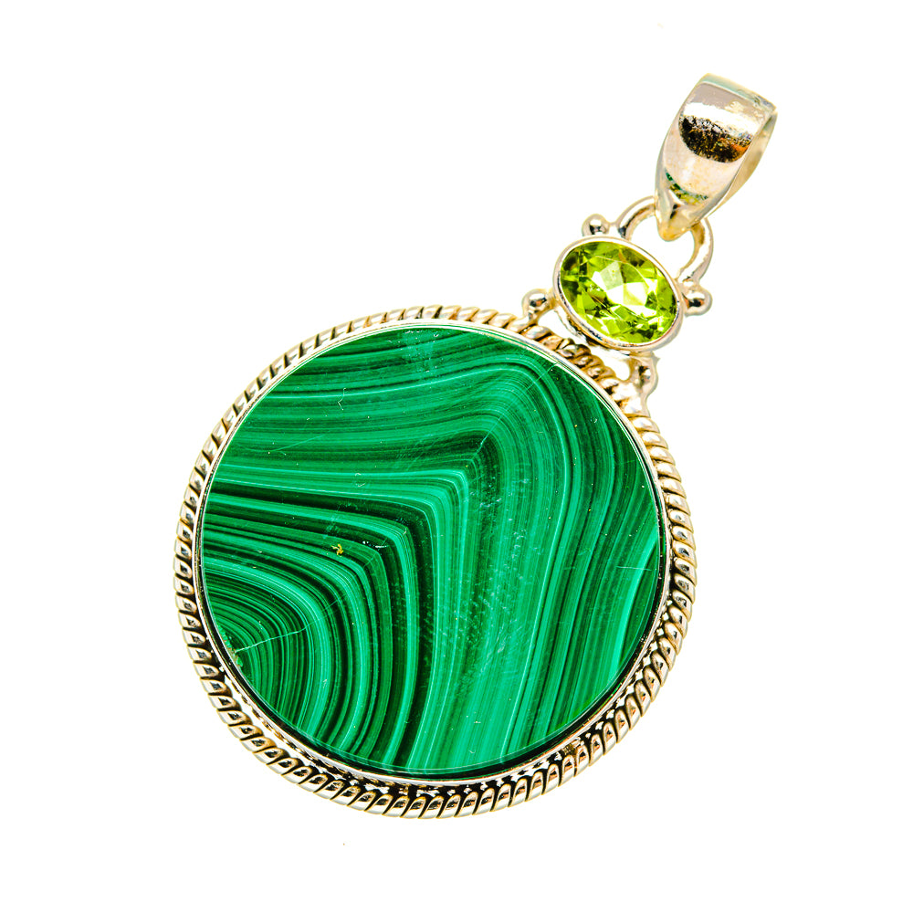 Malachite Pendants handcrafted by Anasilvercos - PD6654