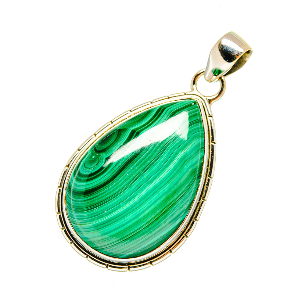 Malachite Pendants handcrafted by Anasilvercos - PD6655