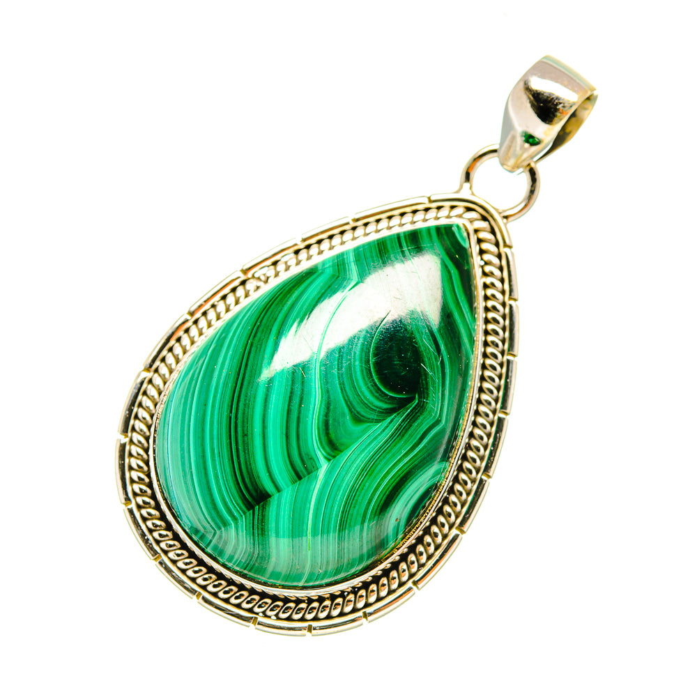 Malachite Pendants handcrafted by Anasilvercos - PD6658