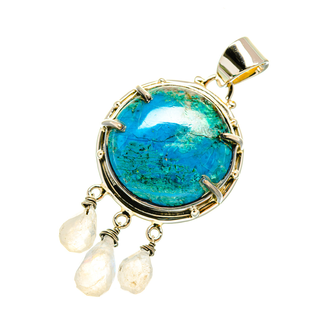 Chrysocolla Pendants handcrafted by Anasilvercos - PD6660
