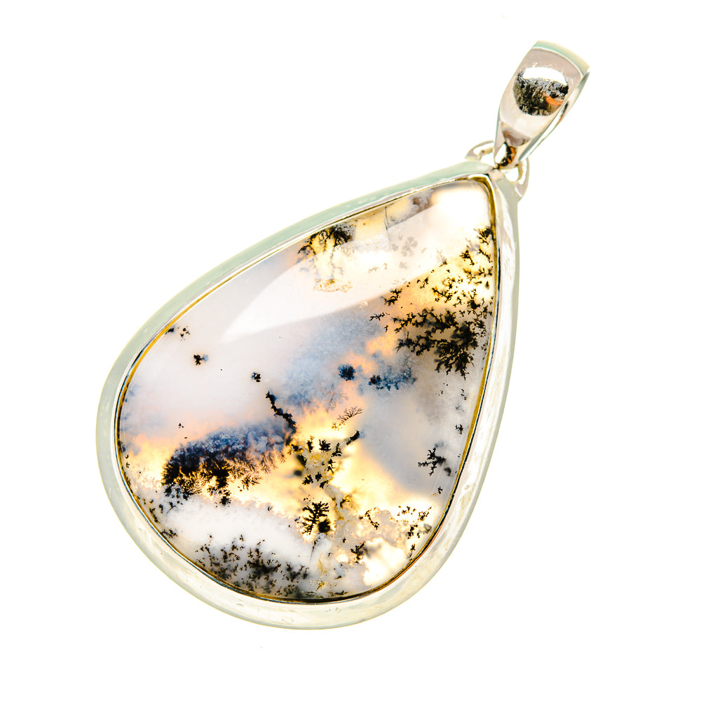Dendritic Opal Pendants handcrafted by Anasilvercos - PD6668