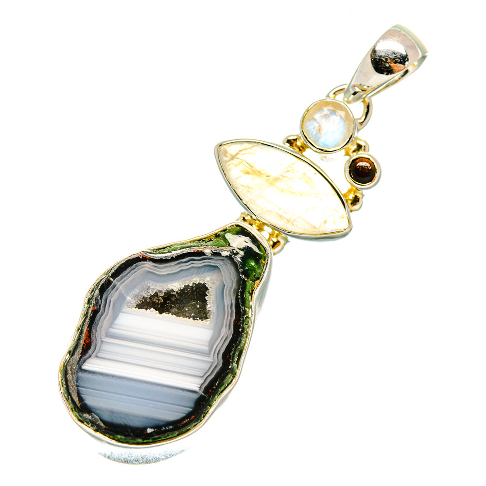 Coconut Geode Druzy Pendants handcrafted by Anasilvercos - PD6669