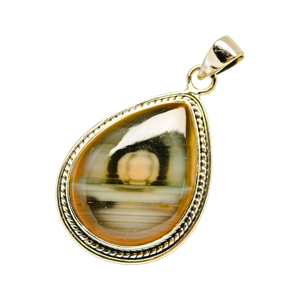 Willow Creek Jasper Pendants handcrafted by Anasilvercos - PD6672