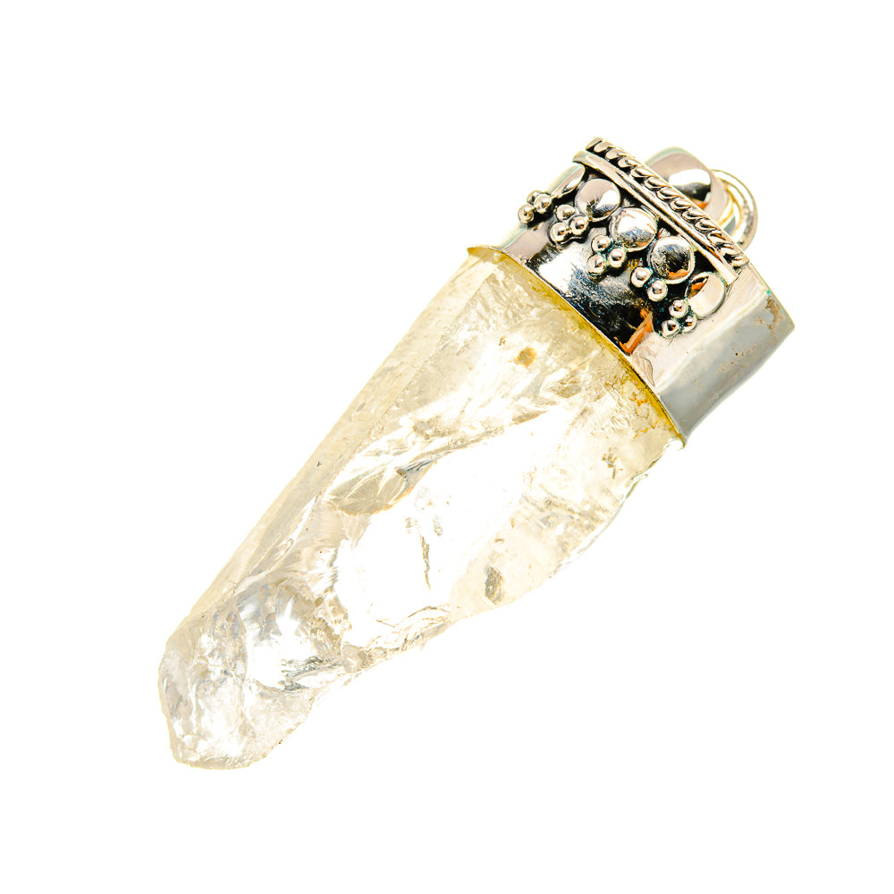 White Quartz Pendants handcrafted by Anasilvercos - PD6680