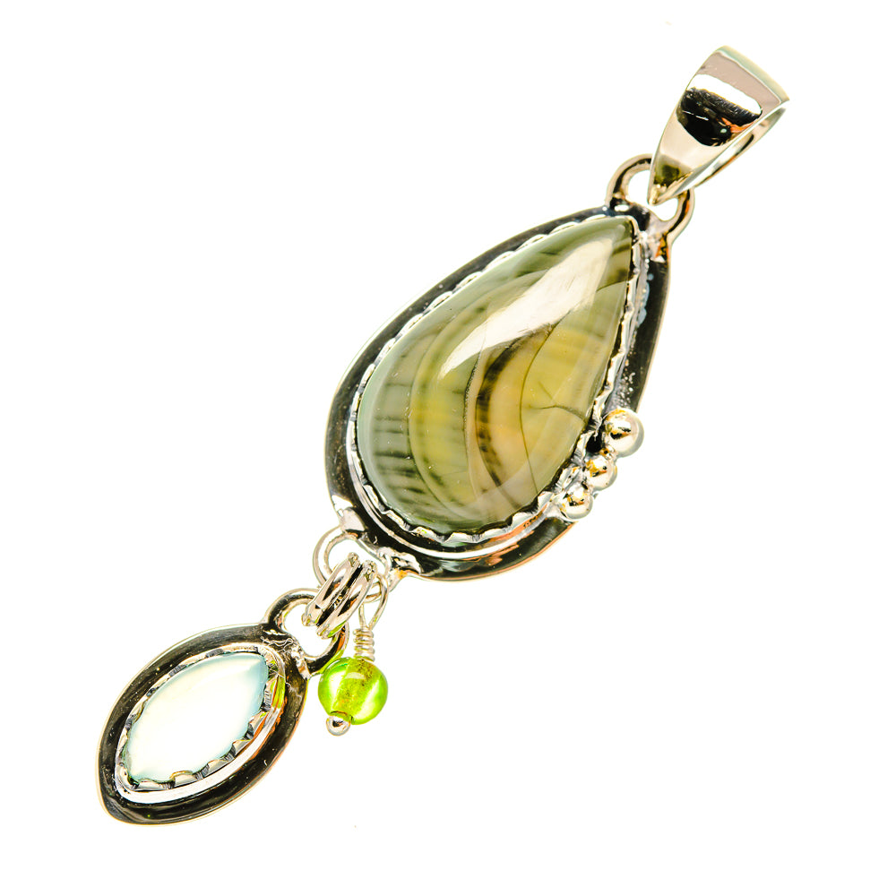 Willow Creek Jasper Pendants handcrafted by Anasilvercos - PD6685