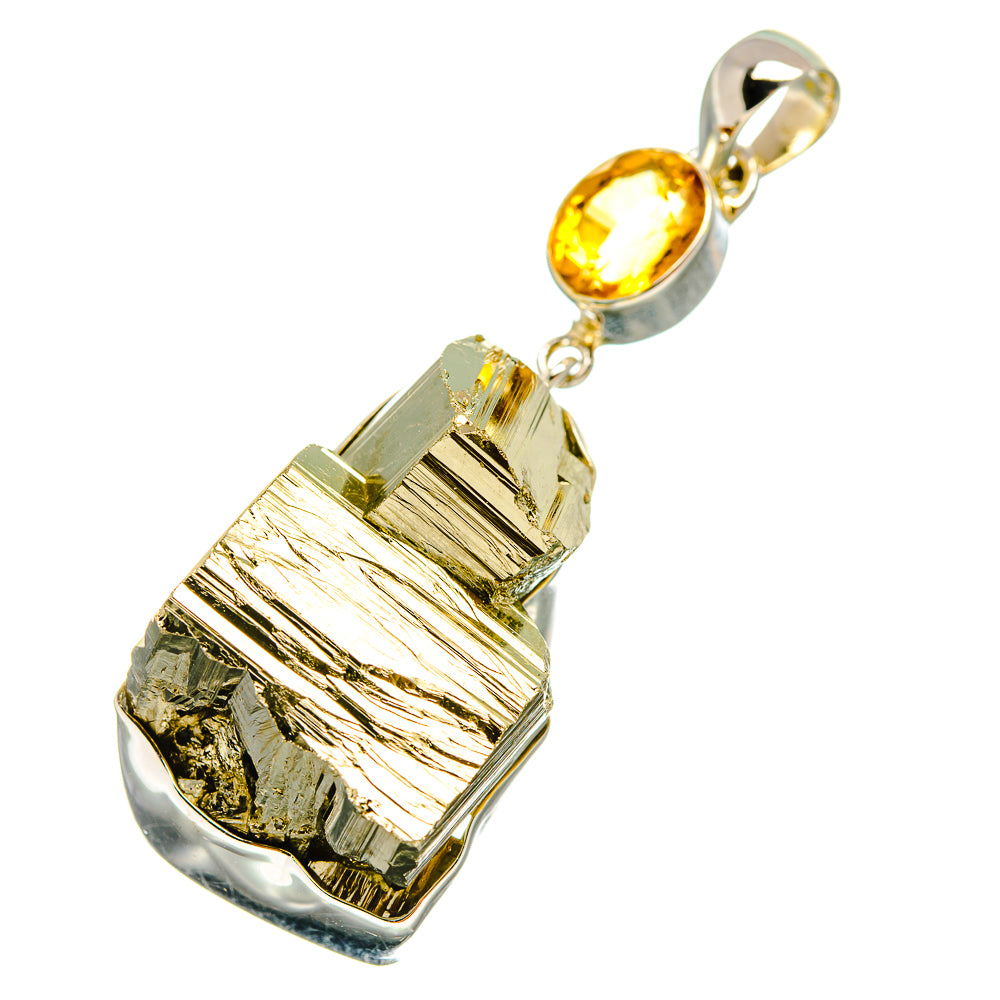 Pyrite Pendants handcrafted by Anasilvercos - PD6695