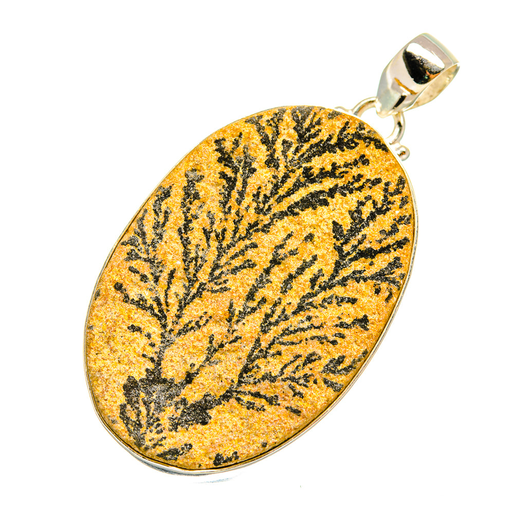 Germany Psilomelane Dendrite Pendants handcrafted by Anasilvercos - PD6697
