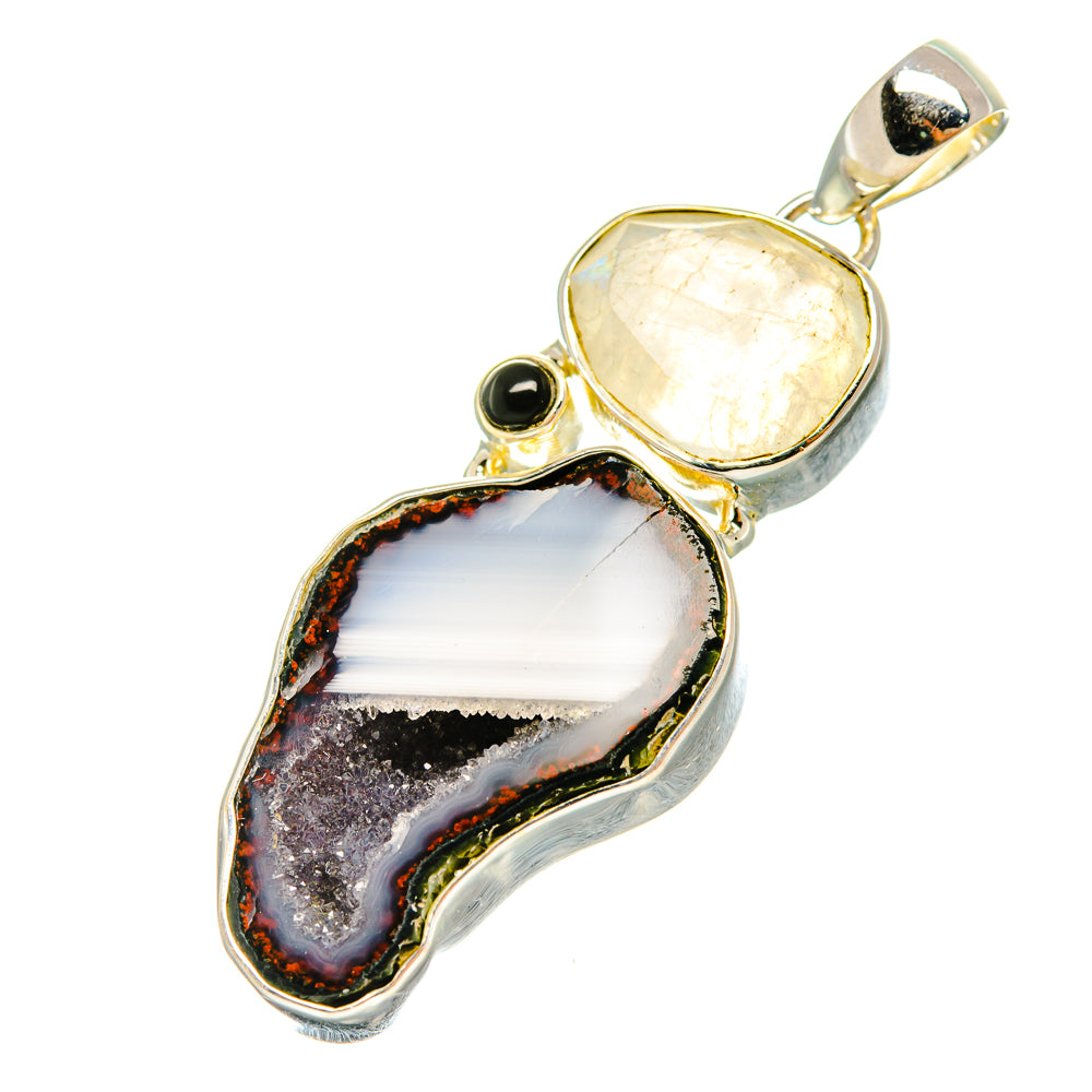 Coconut Geode Druzy Pendants handcrafted by Anasilvercos - PD6721