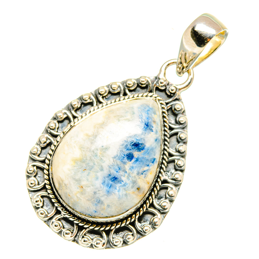 Blue Scheelite Pendants handcrafted by Anasilvercos - PD6742
