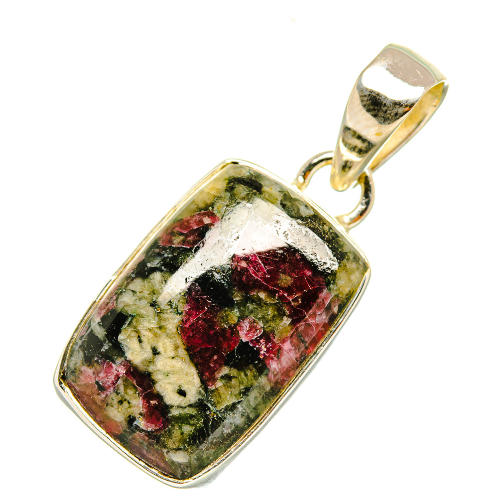 Russian Eudialyte Pendants handcrafted by Anasilvercos - PD6743