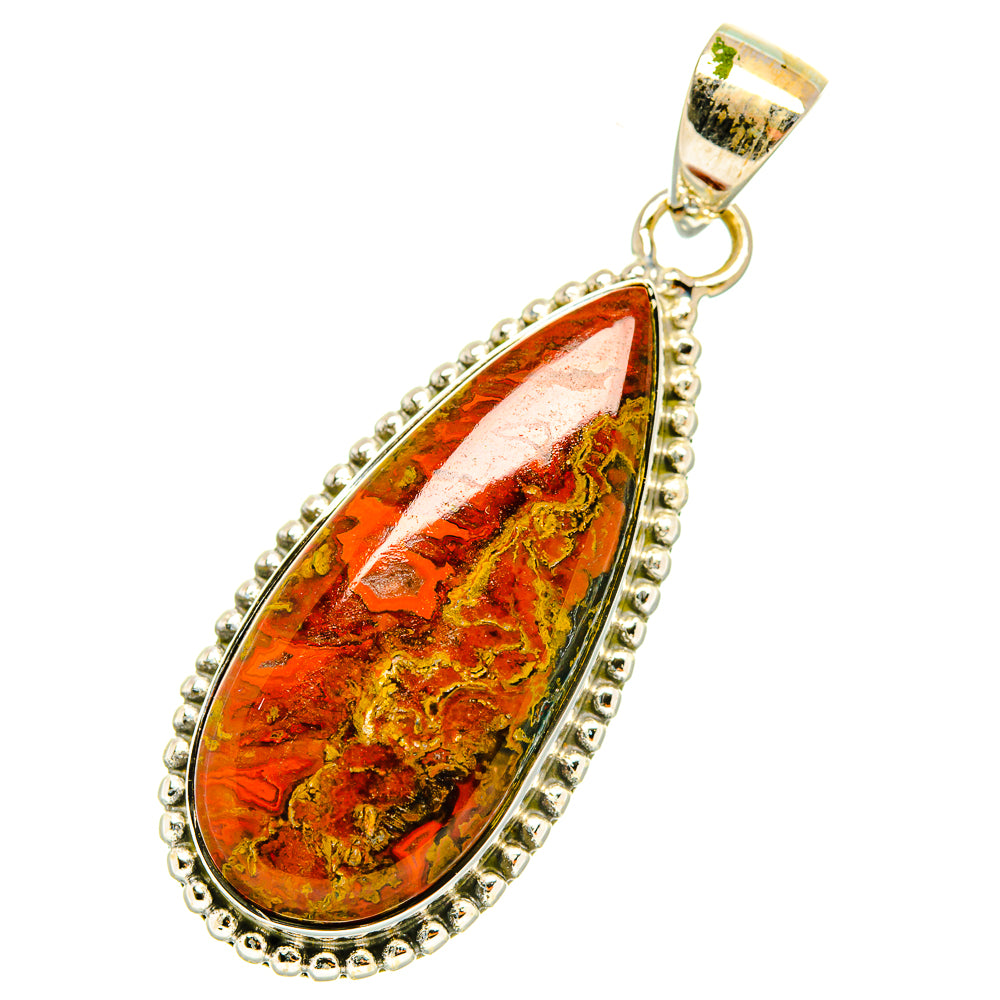Moroccan Agate Pendants handcrafted by Anasilvercos - PD6760