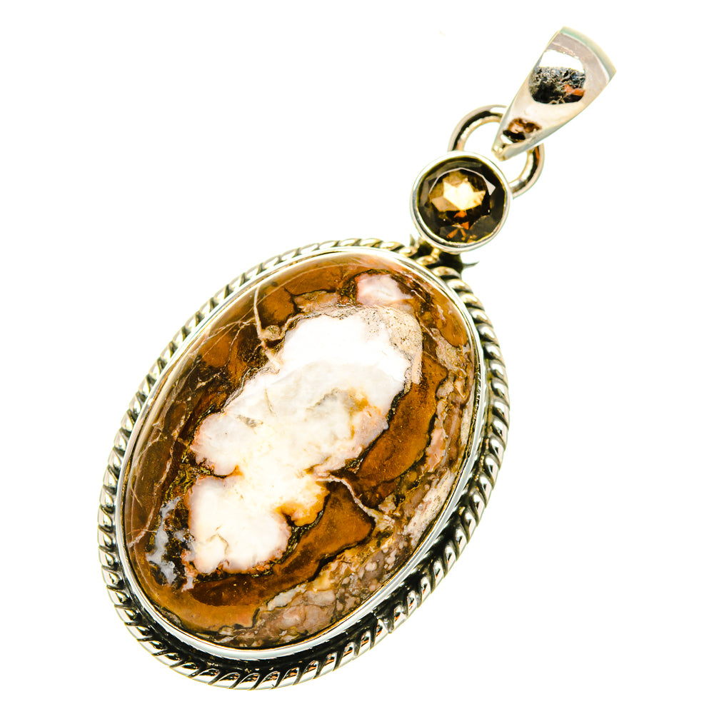 Peanut Wood Jasper Pendants handcrafted by Anasilvercos - PD6766 - Photo 2
