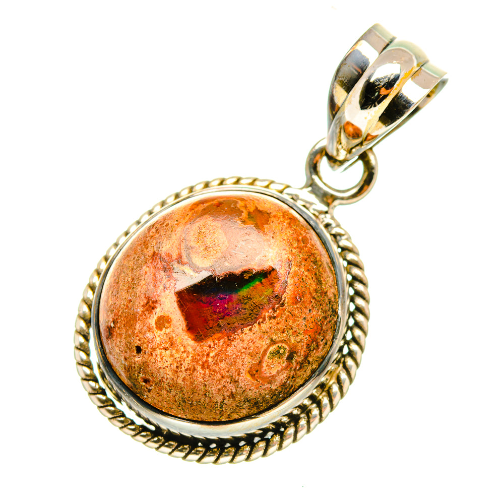 Mexican Fire Opal Pendants handcrafted by Anasilvercos - PD6776