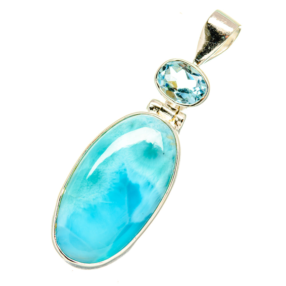 Larimar Pendants handcrafted by Anasilvercos - PD6782