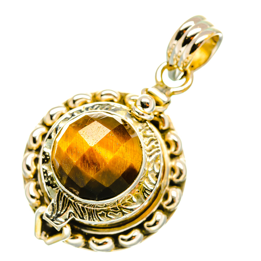 Tiger Eye Pendants handcrafted by Anasilvercos - PD6787