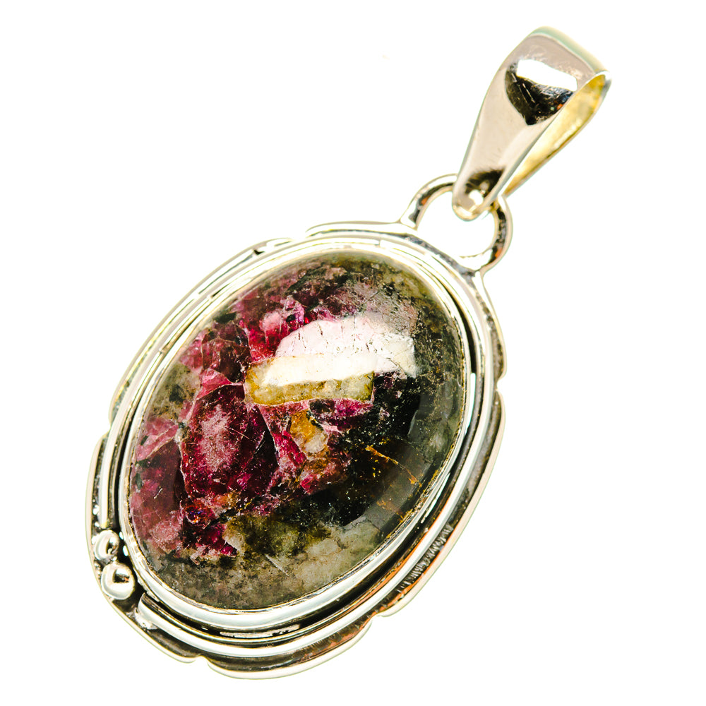 Russian Eudialyte Pendants handcrafted by Anasilvercos - PD6790