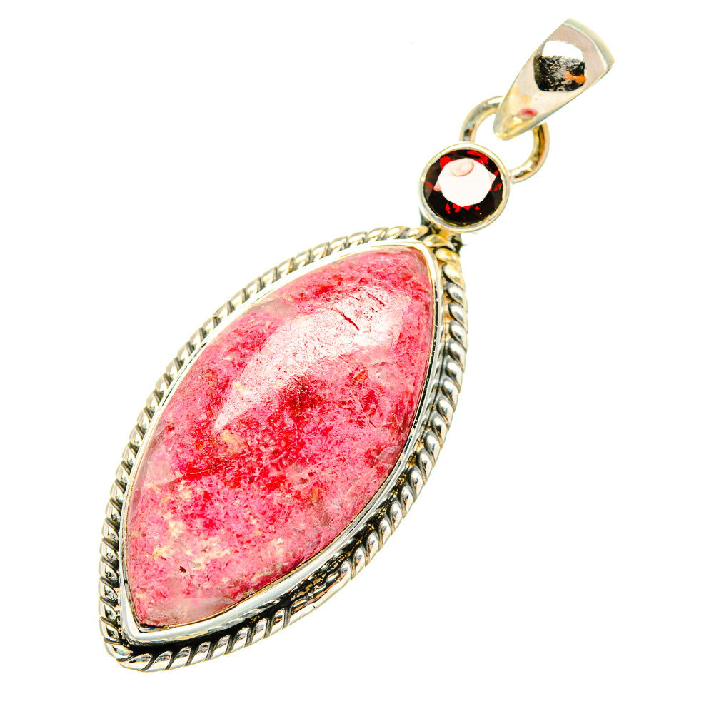Thulite Pendants handcrafted by Anasilvercos - PD6792