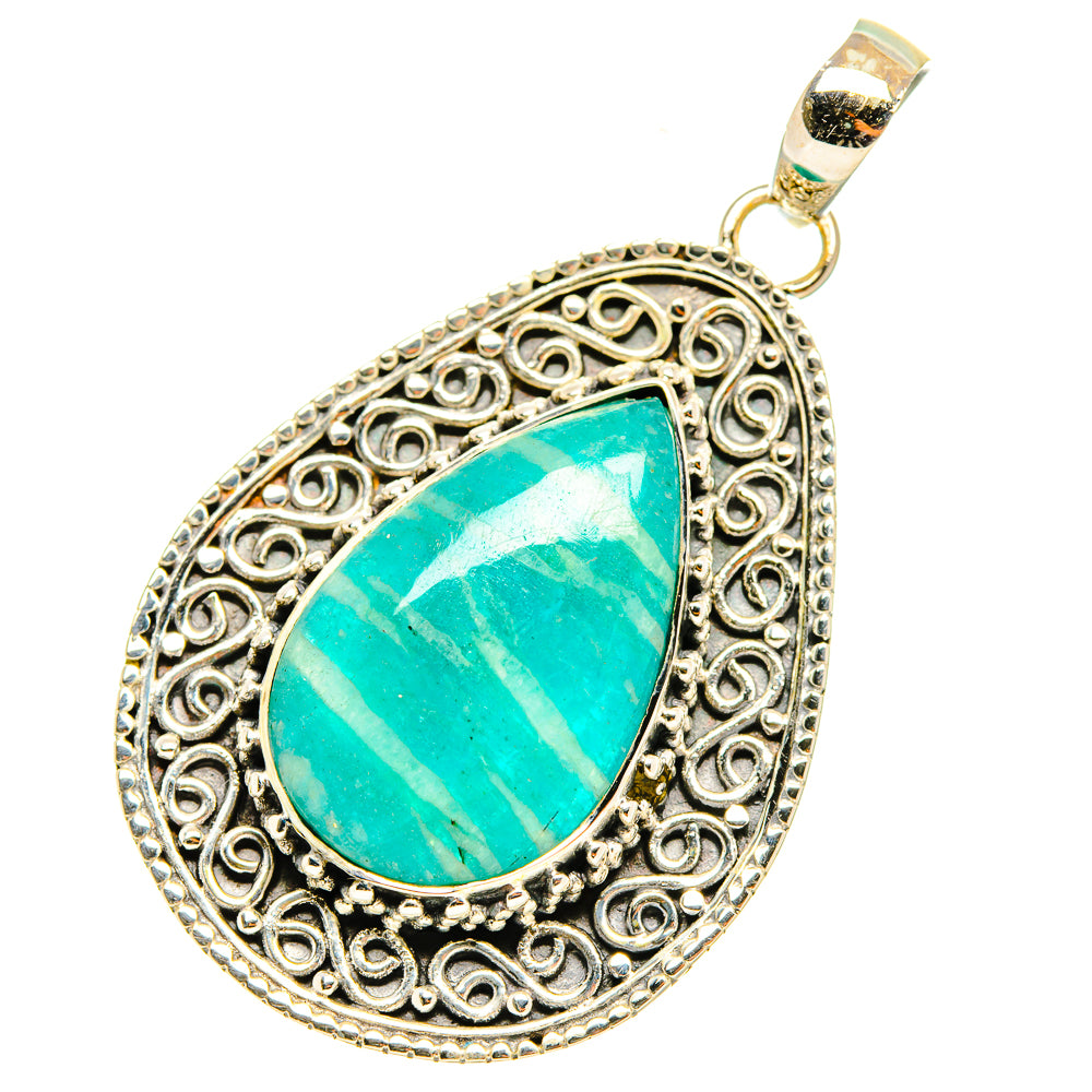 Amazonite Pendants handcrafted by Anasilvercos - PD6797