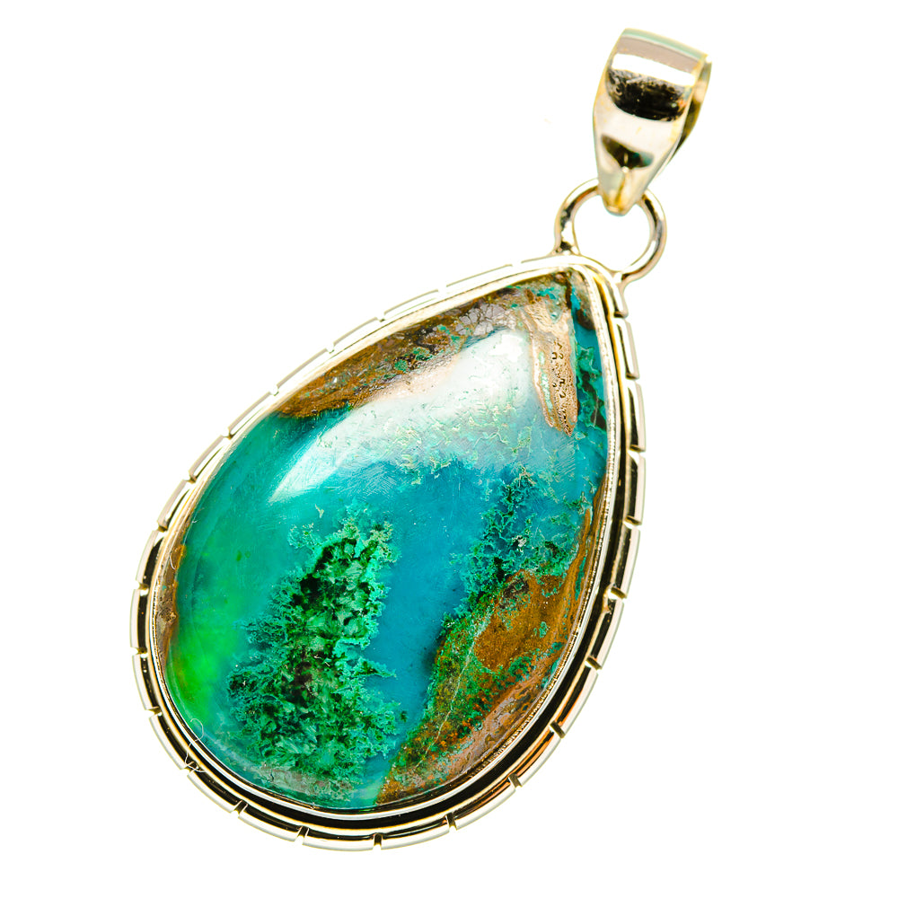 Chrysocolla Pendants handcrafted by Anasilvercos - PD6800