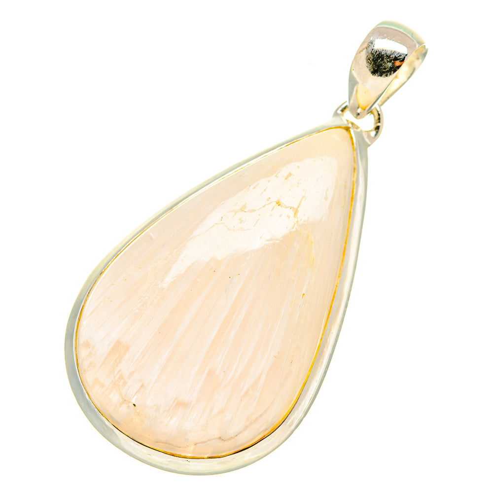 White Scolecite Pendants handcrafted by Anasilvercos - PD6805