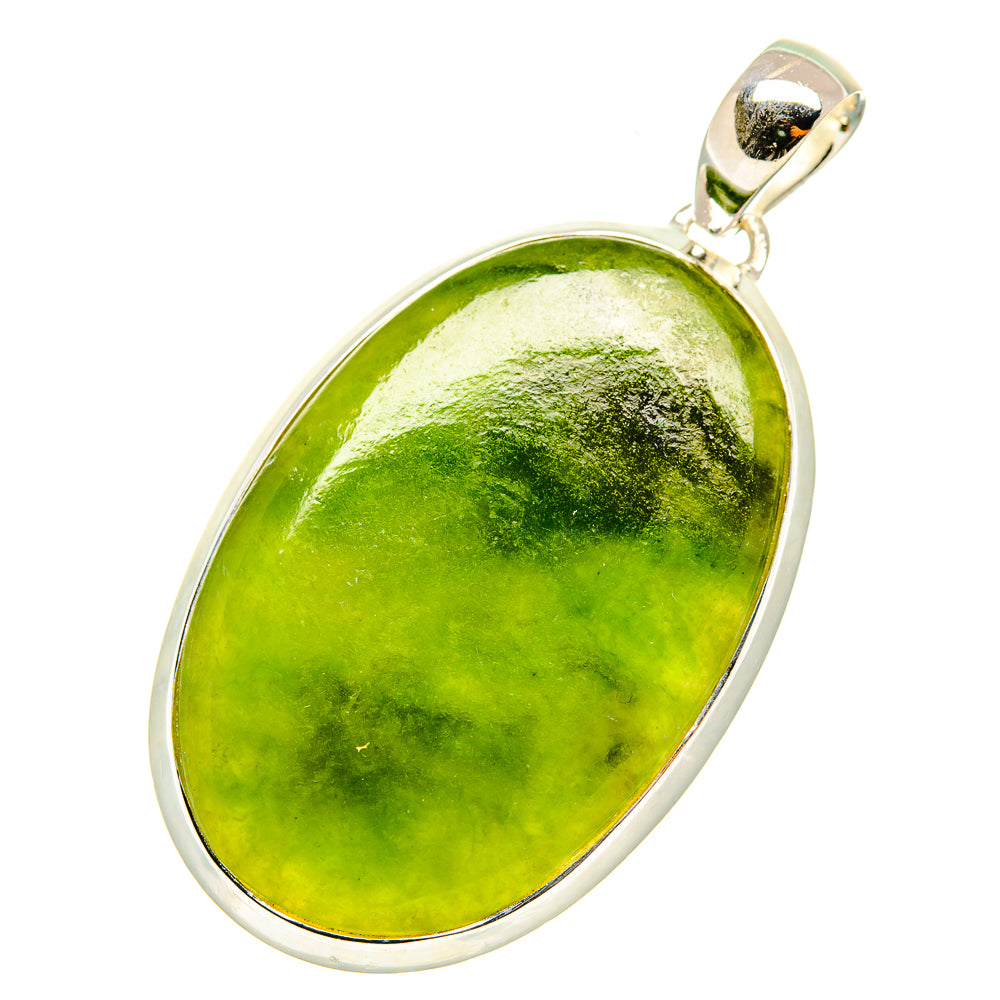 Nephirite Jade Pendants handcrafted by Anasilvercos - PD6810